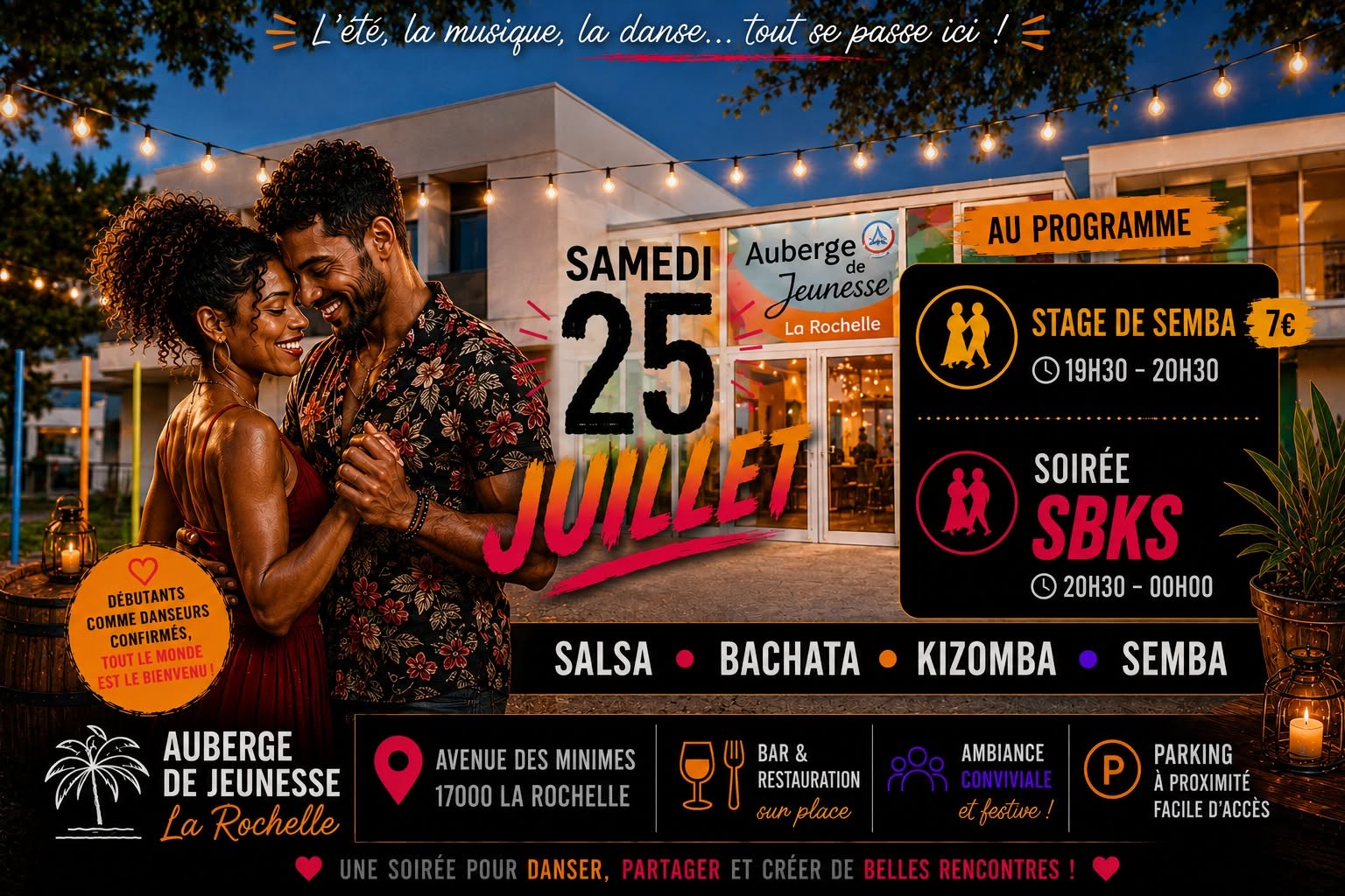 Affiche de SOIRÉE SBKS