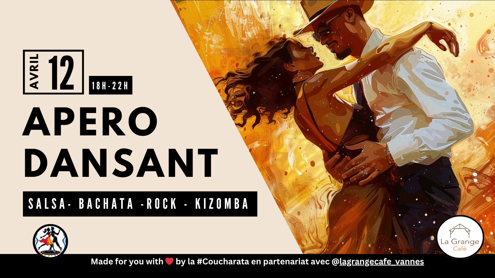 Affiche de Apéro Dansant à la Grange Café  