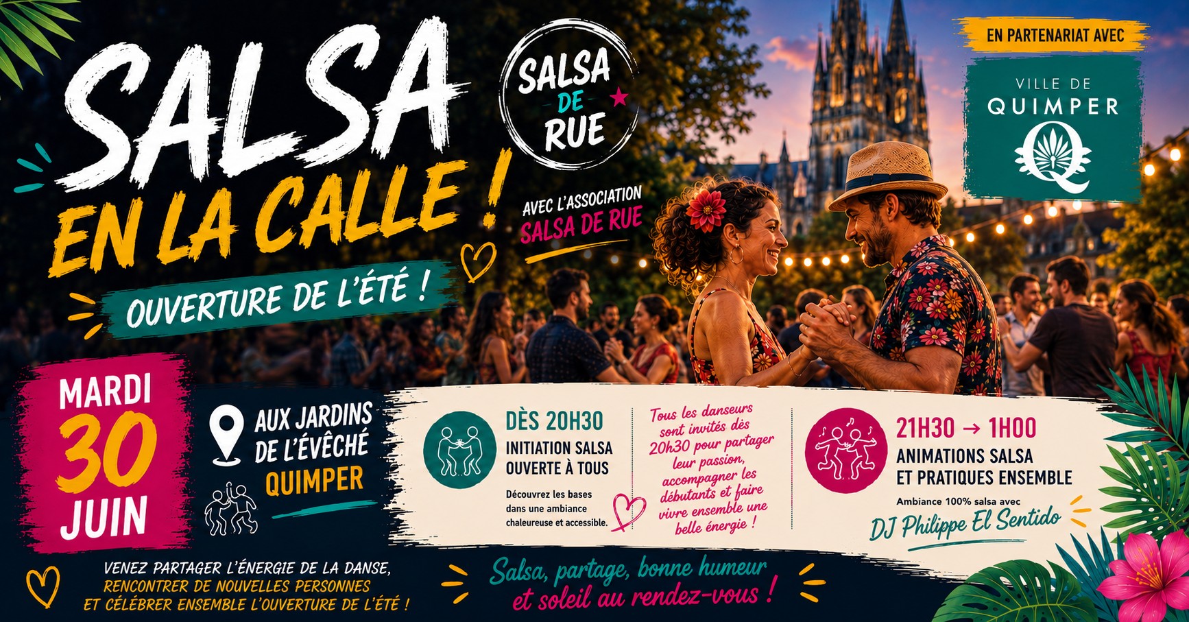 Affiche de SALSA EN LA CALLE À L'EPHEMERE