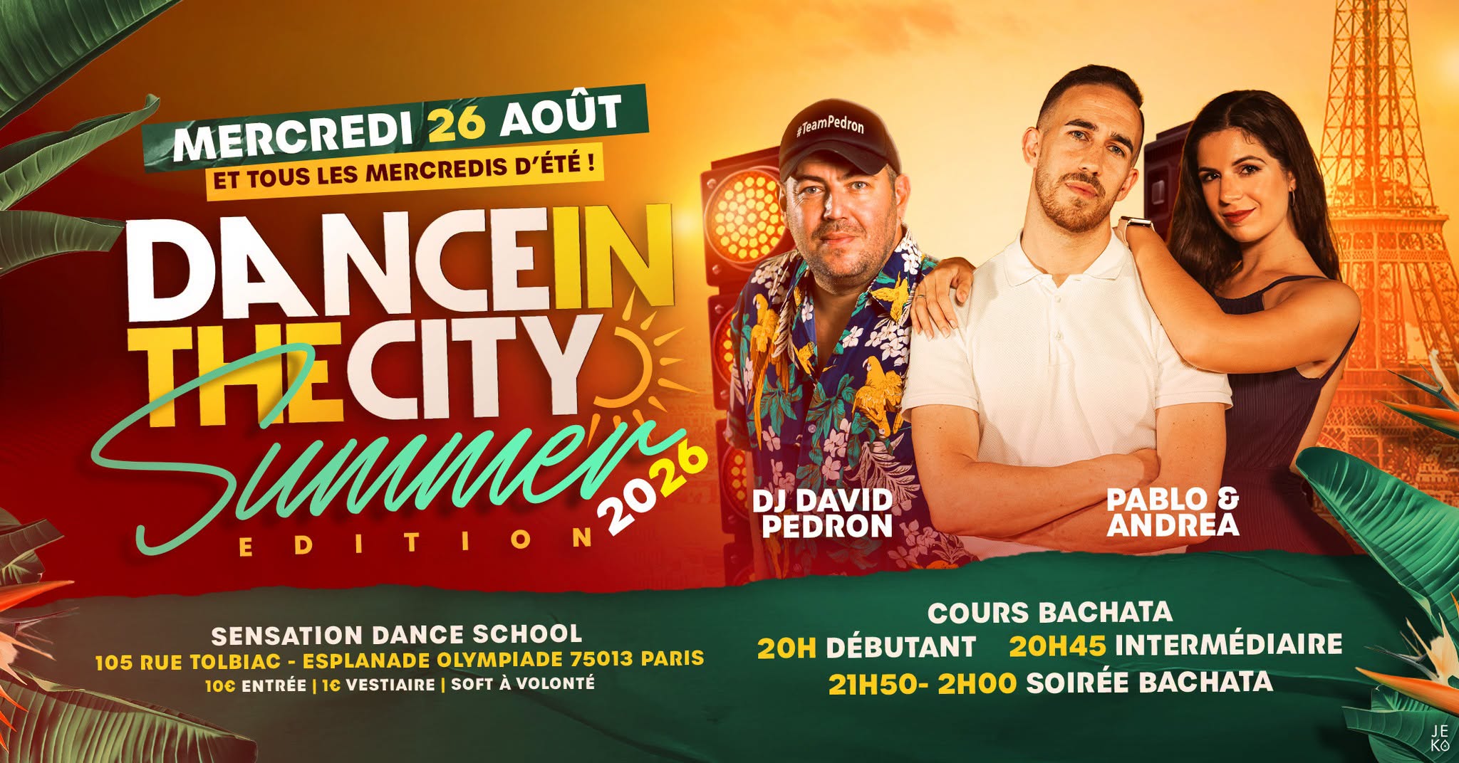 Affiche de DITC - Votre soirée bachata parisienne du mercredi 