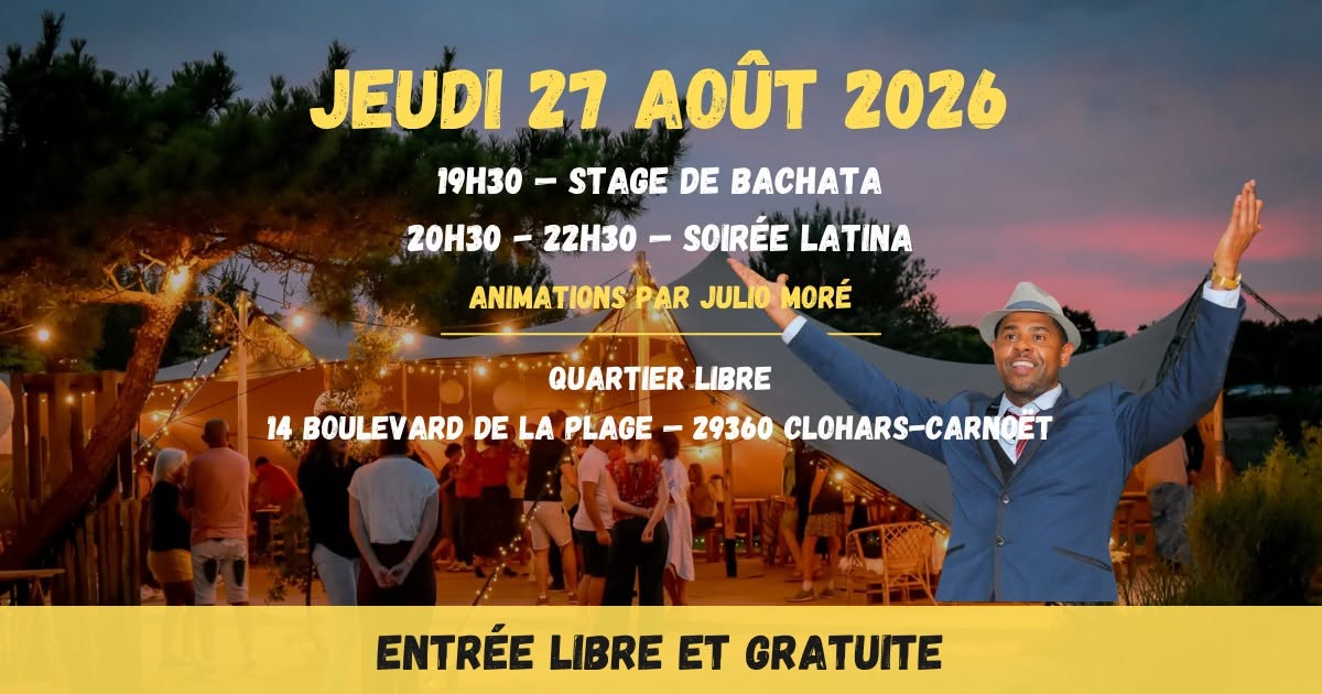 Affiche de Fiesta Latina Au Quartier Libre