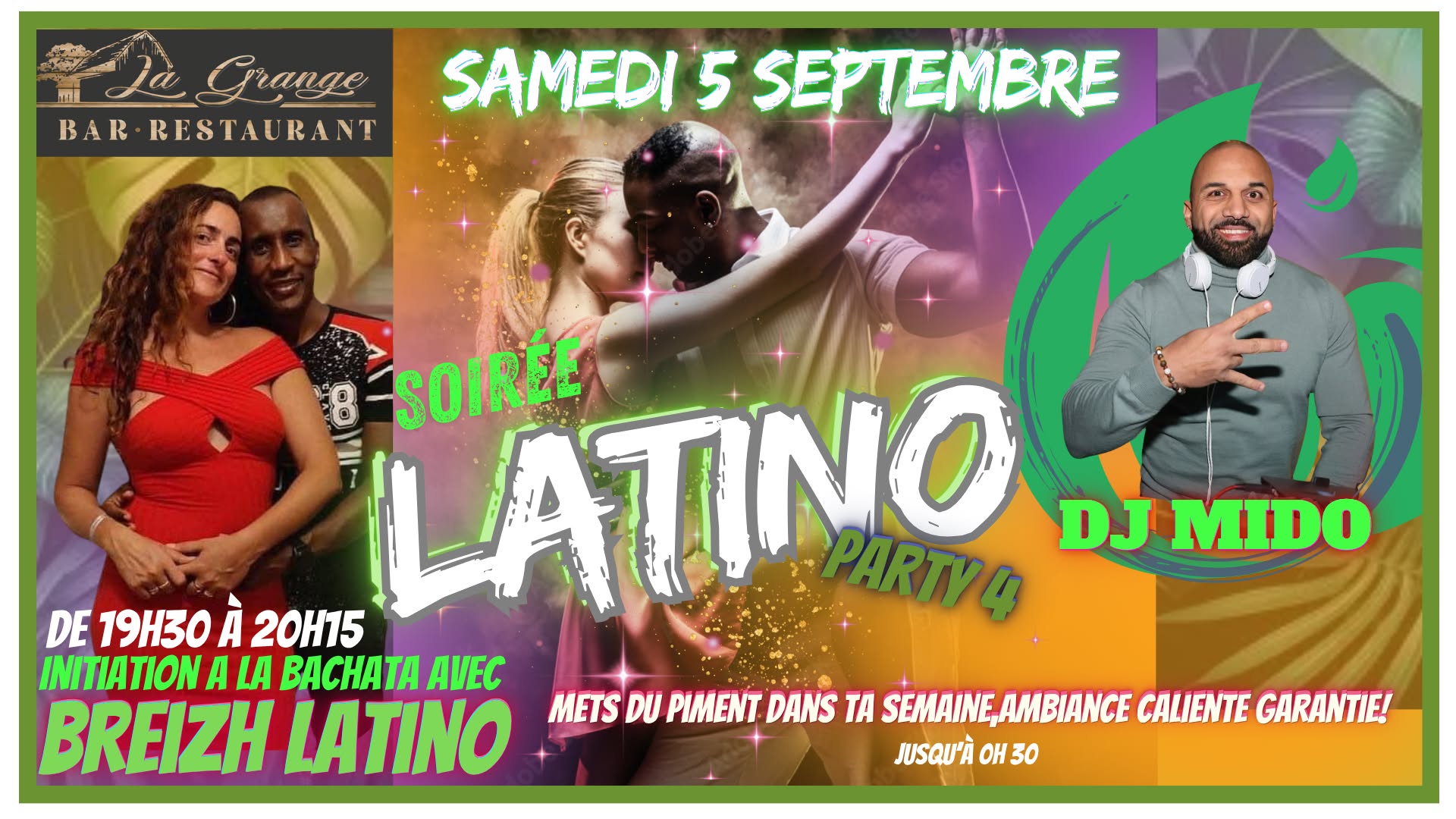Affiche de Latino party 4 à la Grange