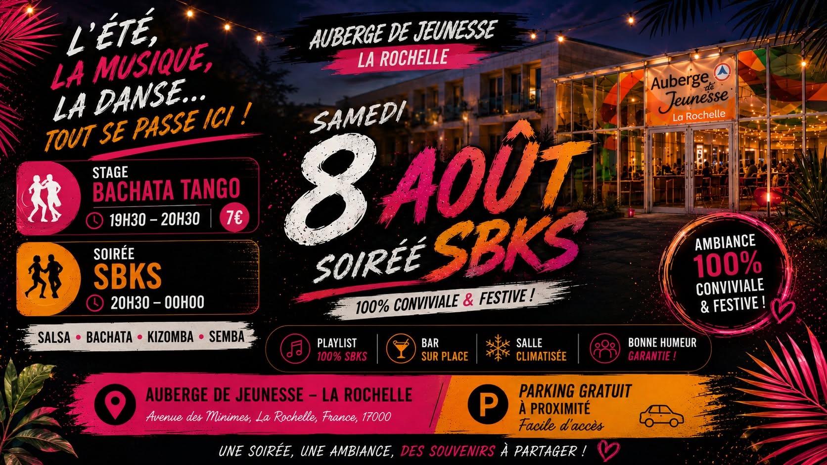 Affiche de SOIRÉE SBKS