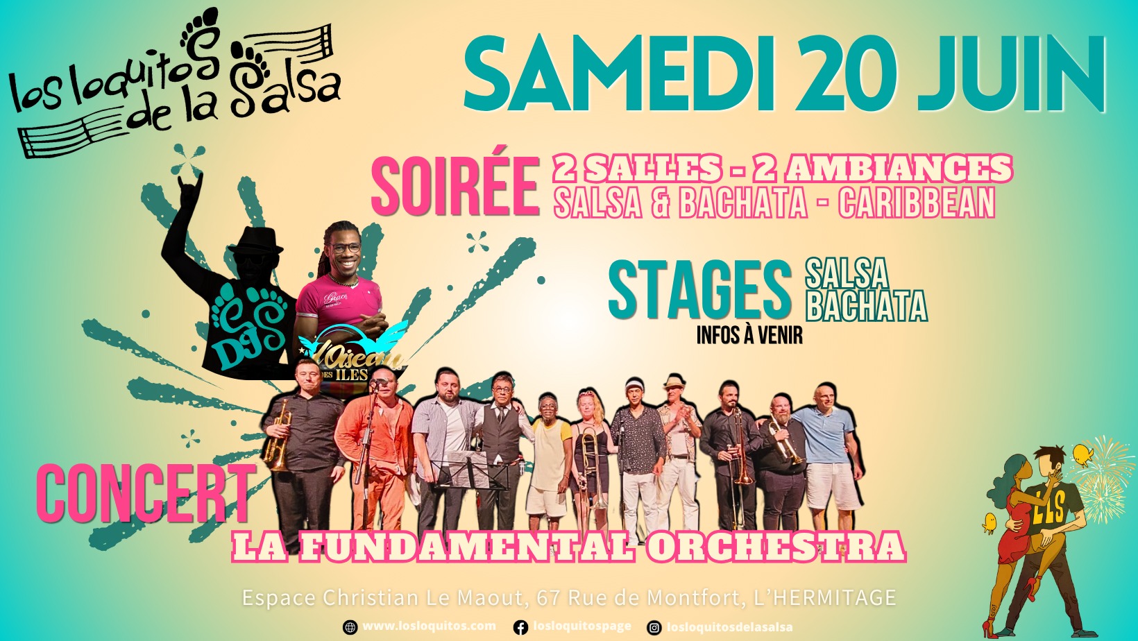 Affiche de Soirée fin d'année Los Loquitos