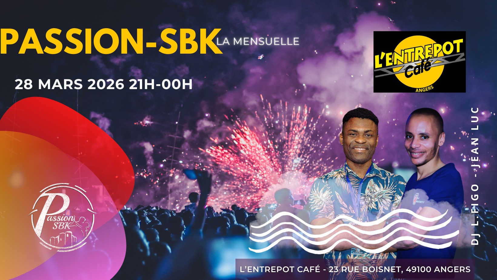 Affiche de Passion-SBK à L’entrepôt Café 