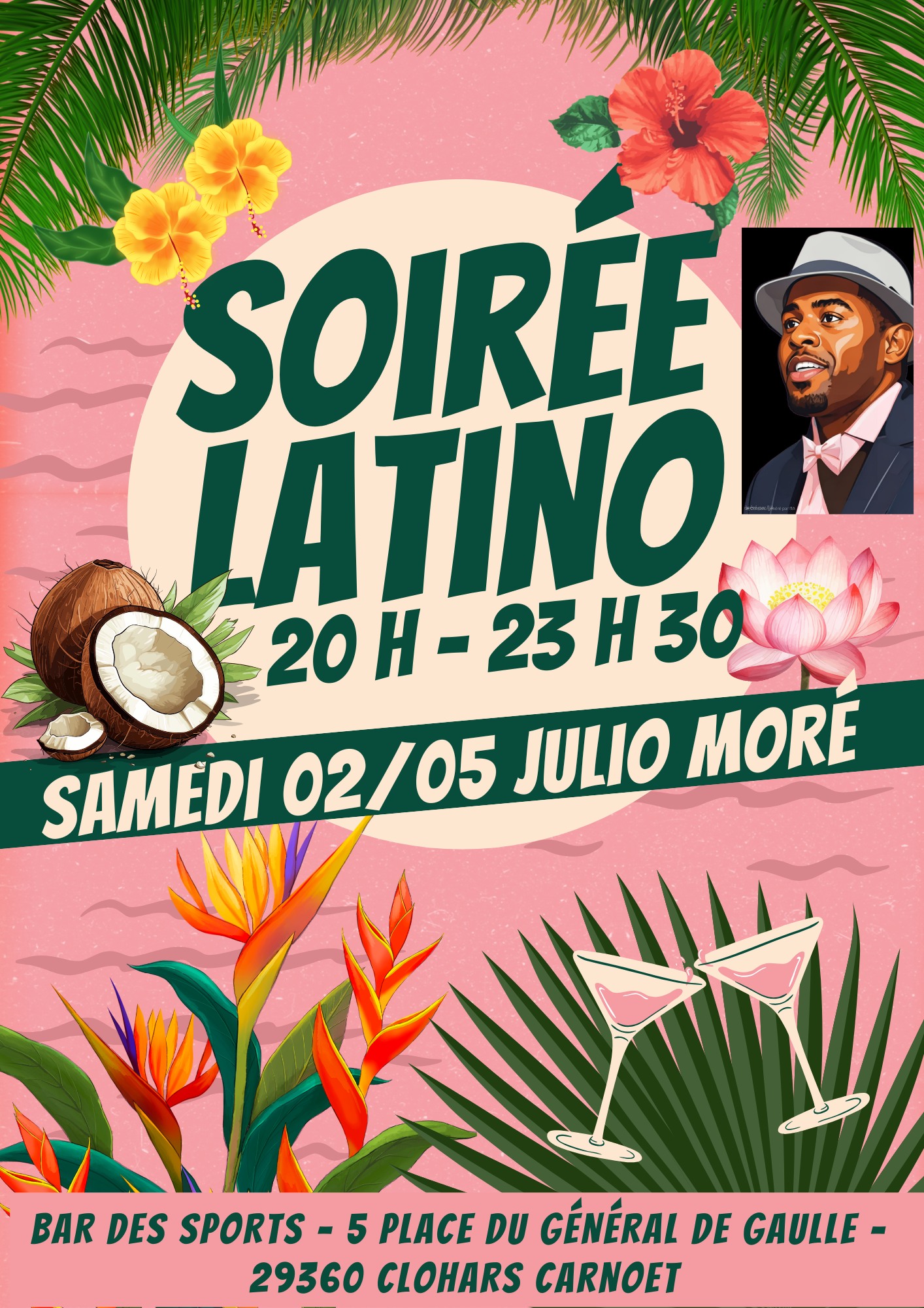 Affiche de Soirée Latino