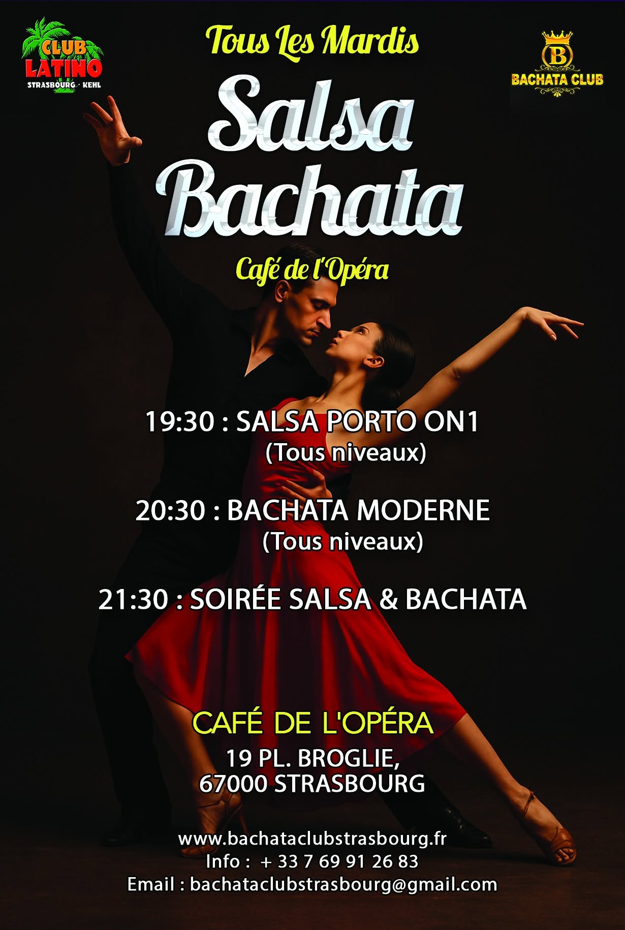 Affiche de 🔥 MARDI LATINO 🔥 Café de l'Opéra