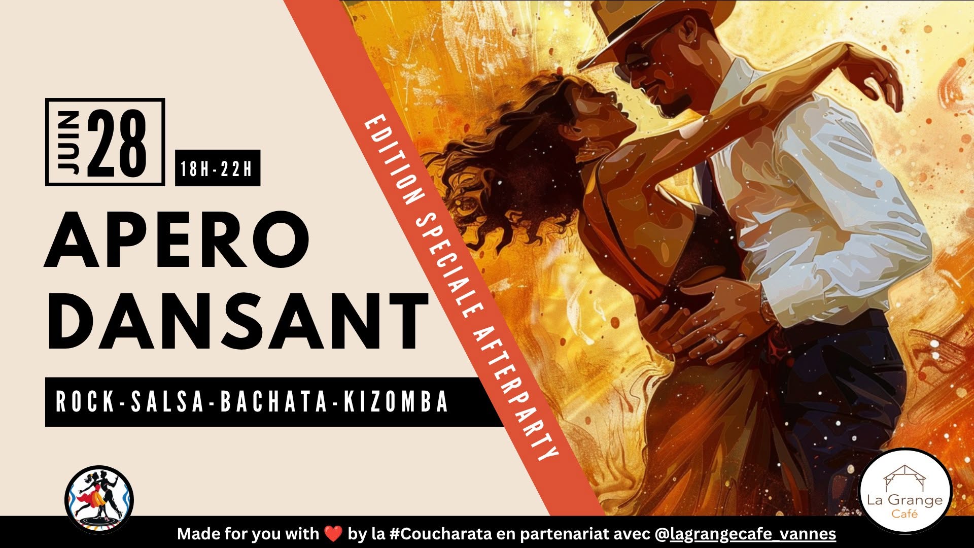 Affiche de Apéro Dansant à la Grange Café  