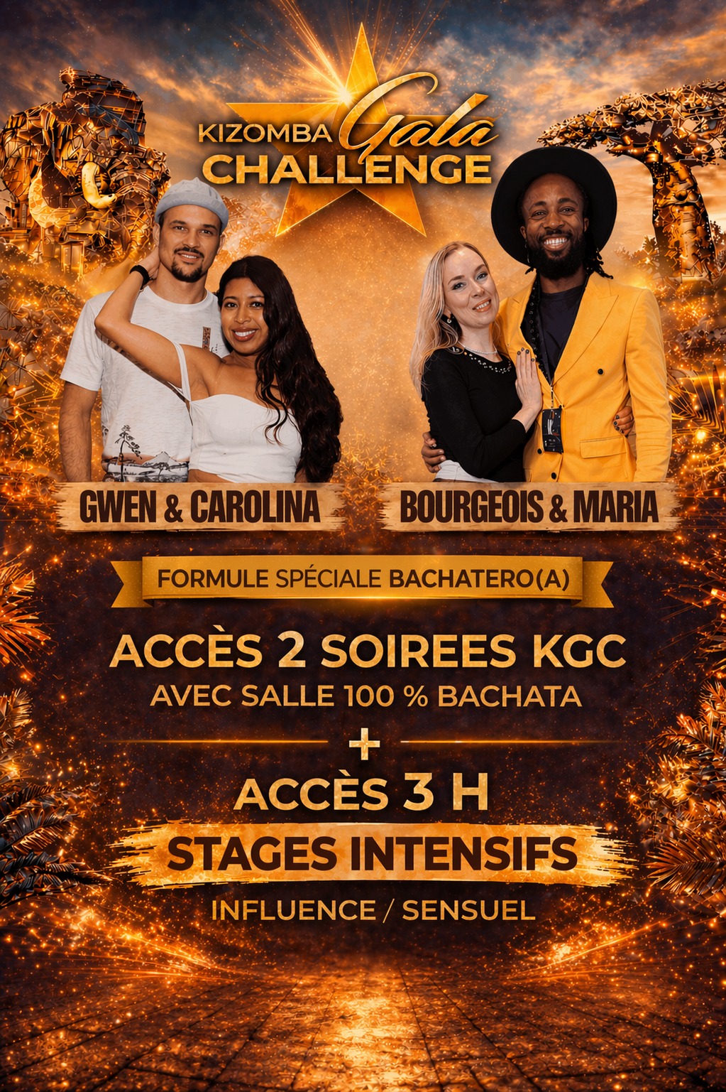 Affiche de KGC Spécial Bachata weekend