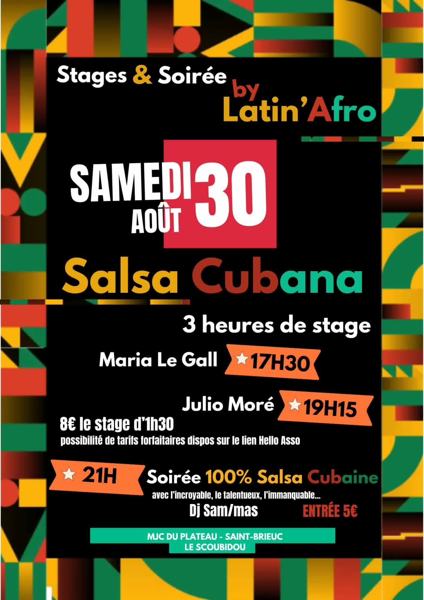 Affiche de Latin'Afro asso