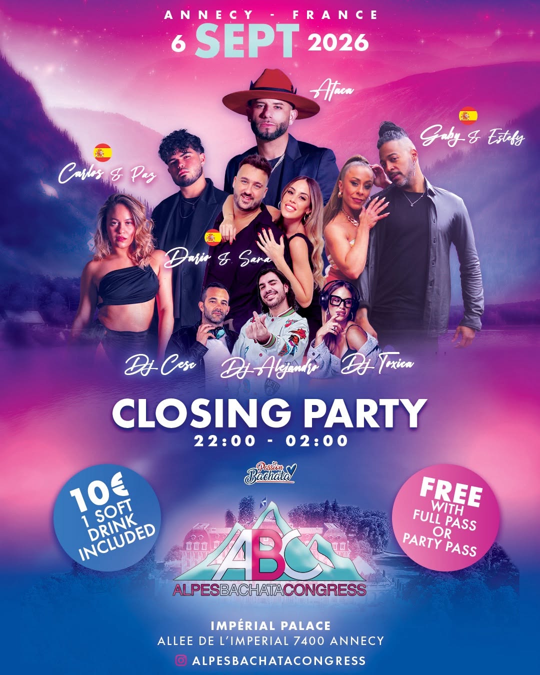 Affiche de CLOSING PARTY ABC à l’Imperial Palace