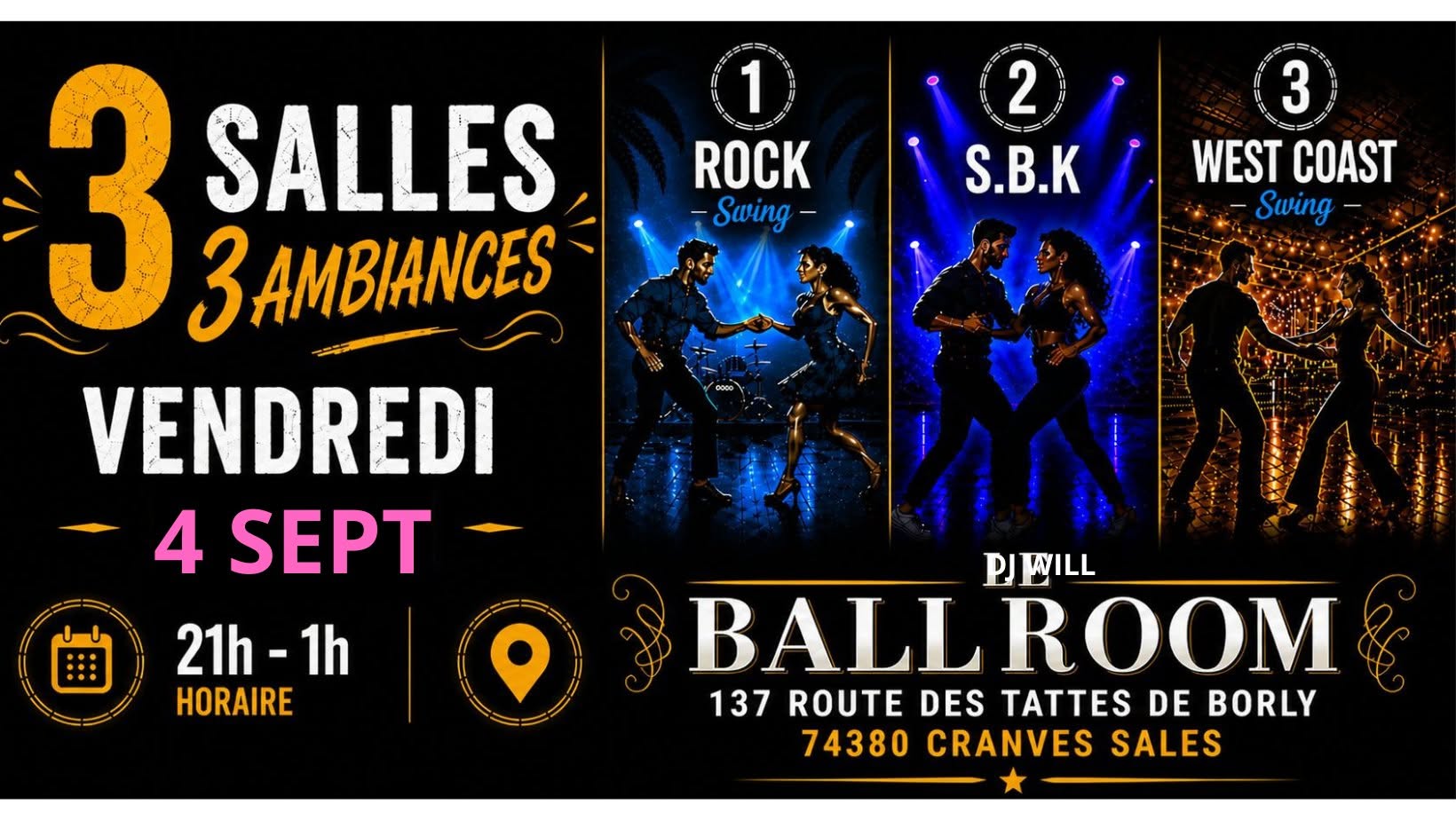 Affiche de REPRISE DES SOIRÉES AU BALLROOM 