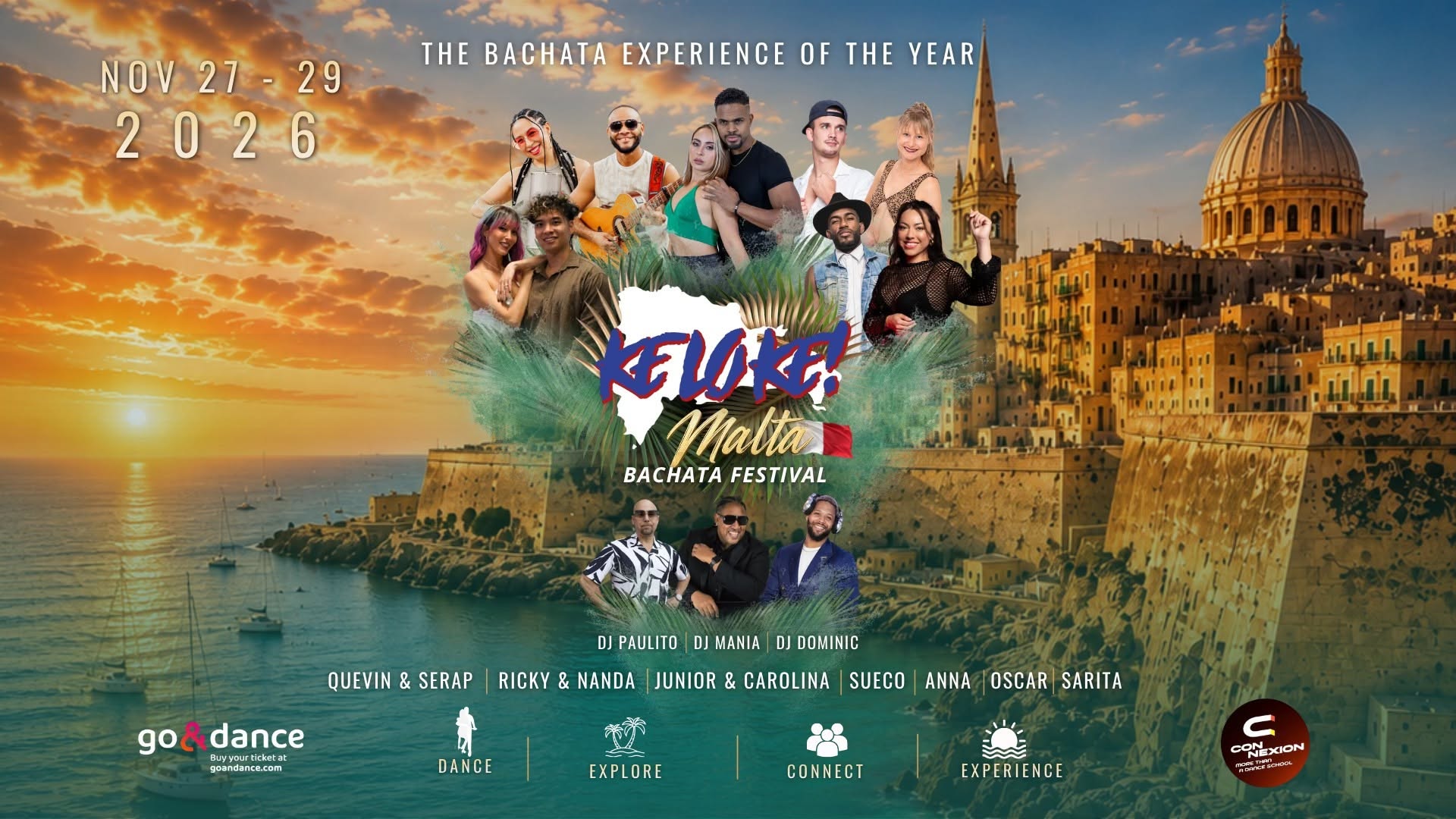 Affiche de 🔥Keloke Malta Bachata Festival 🇲🇹