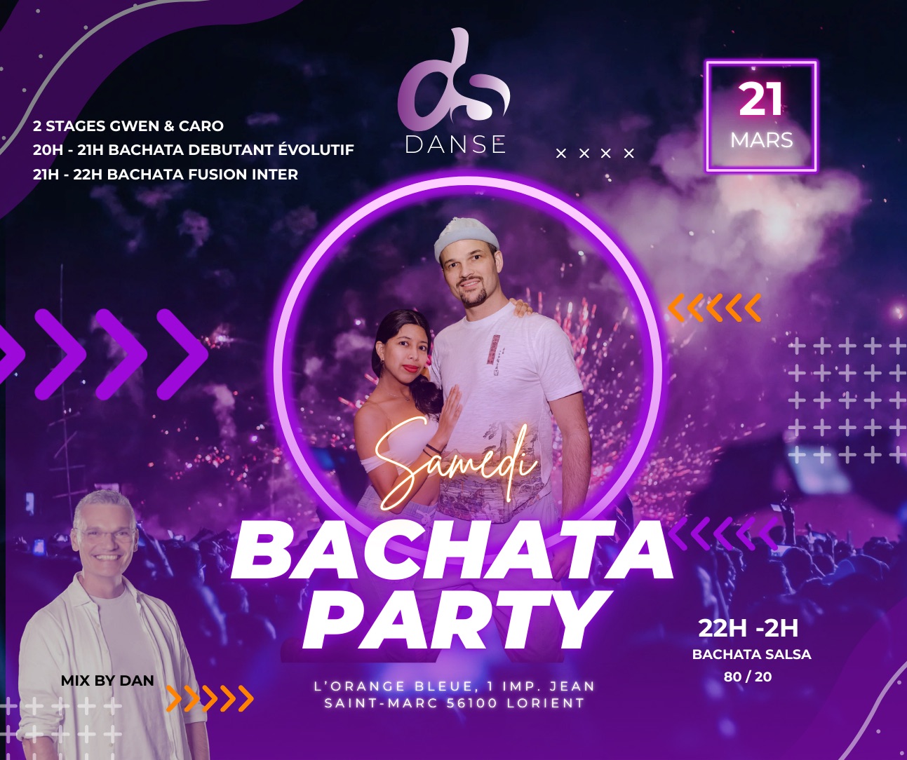 Affiche de BACHATA SALSA PARTY