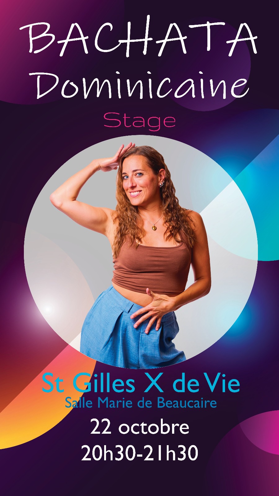 Affiche de Stage Bachata dominicaine 