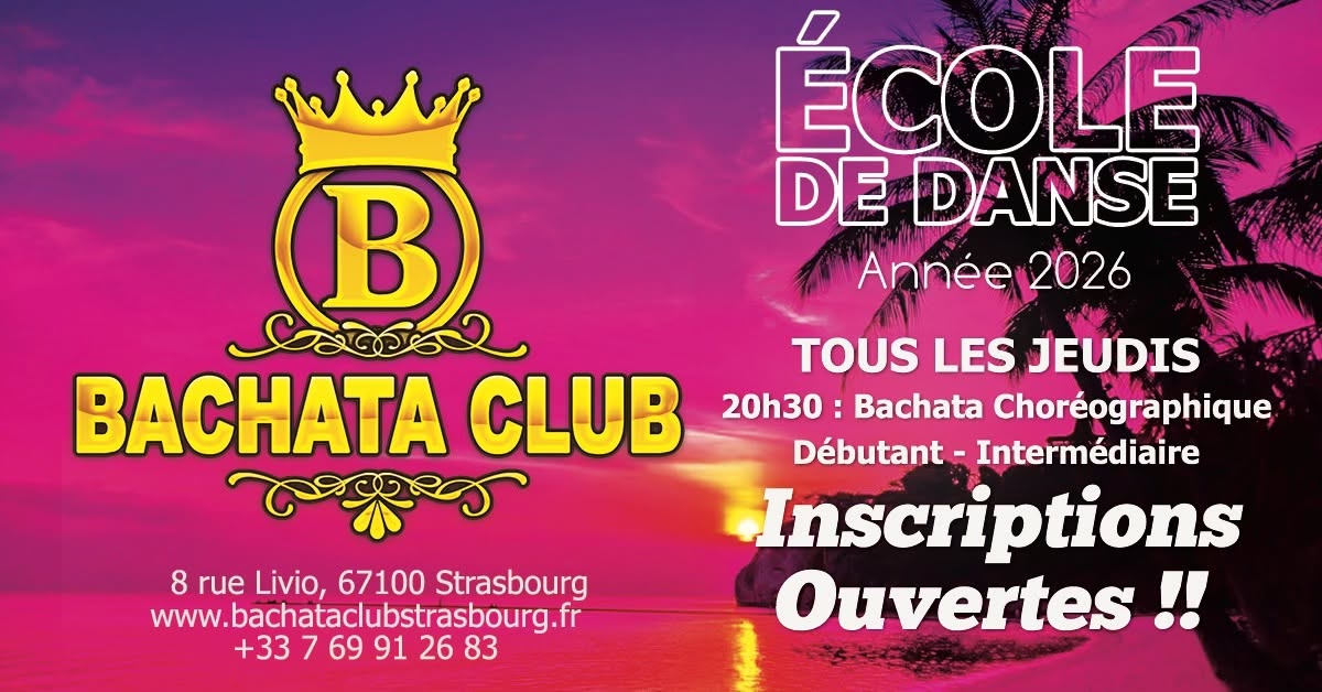 Affiche de 🔥 COURS DE BACHATA 🔥 Tous Les Jeudis