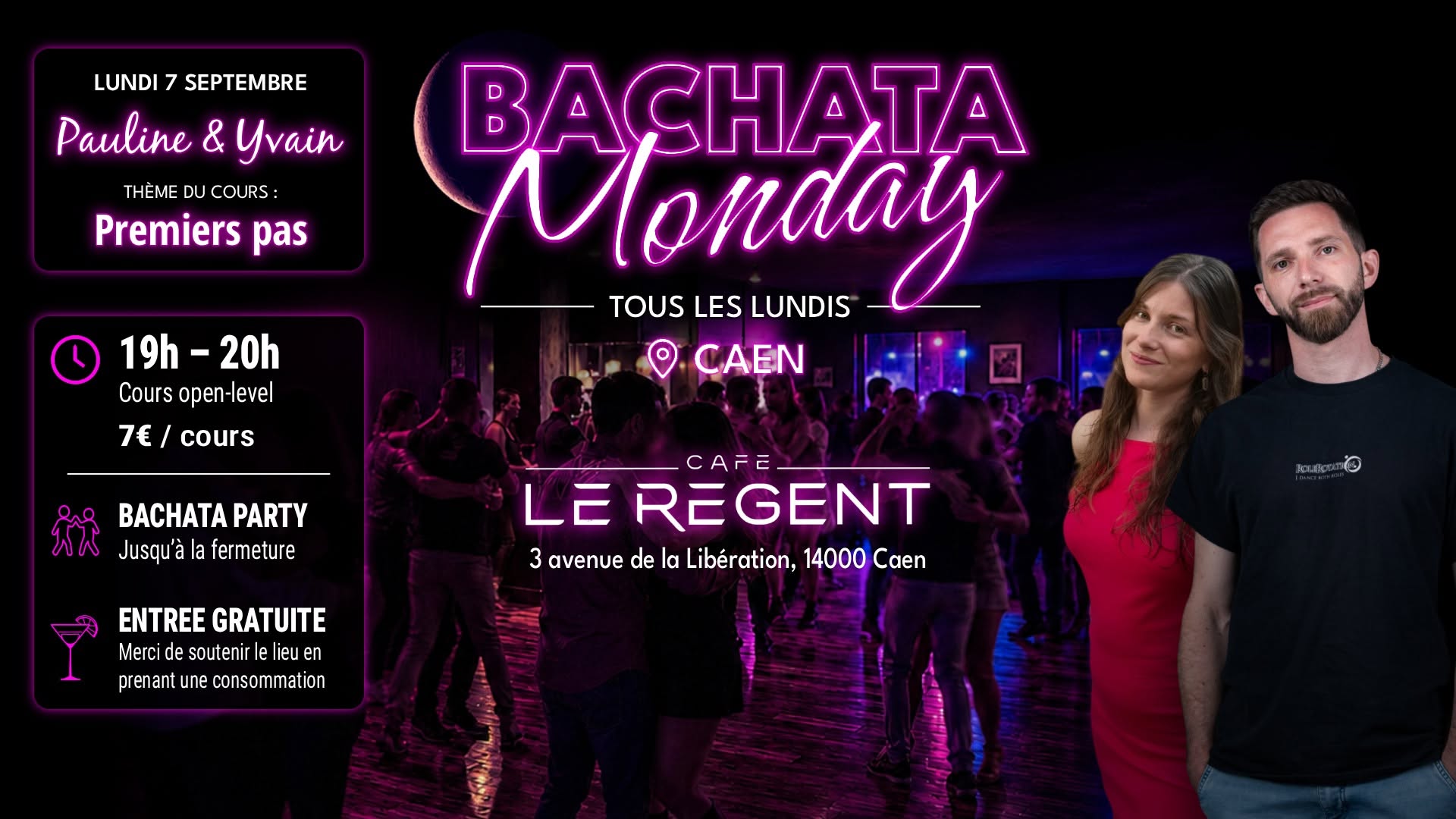 Affiche de Bachata Monday — Caen