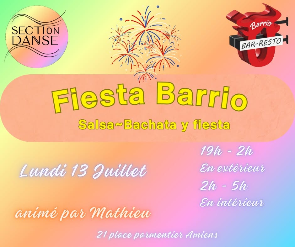 Affiche de Fiesta Barrio ! 