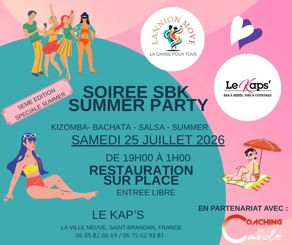 Affiche de SOIREE SBK SUMMER