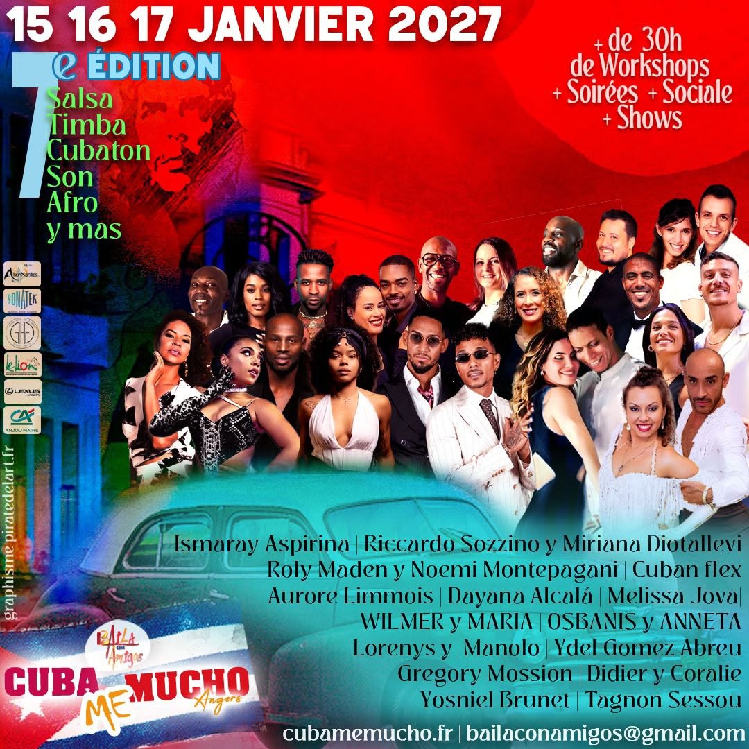 Affiche de Cuba Me Mucho Angers 7