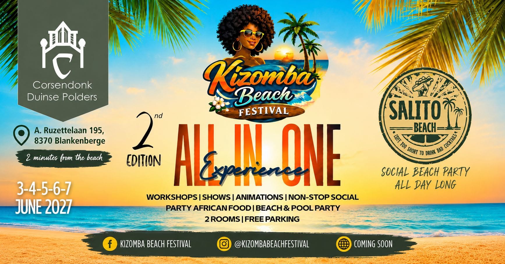 Affiche de Kizomba Beach Festival  