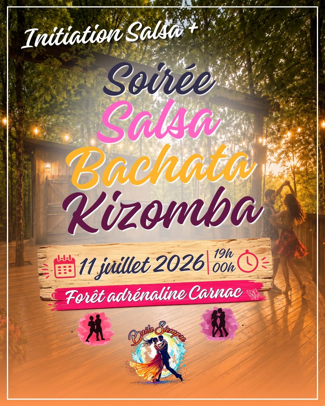 Affiche de Soirée SBK - Forêt Adrénaline 