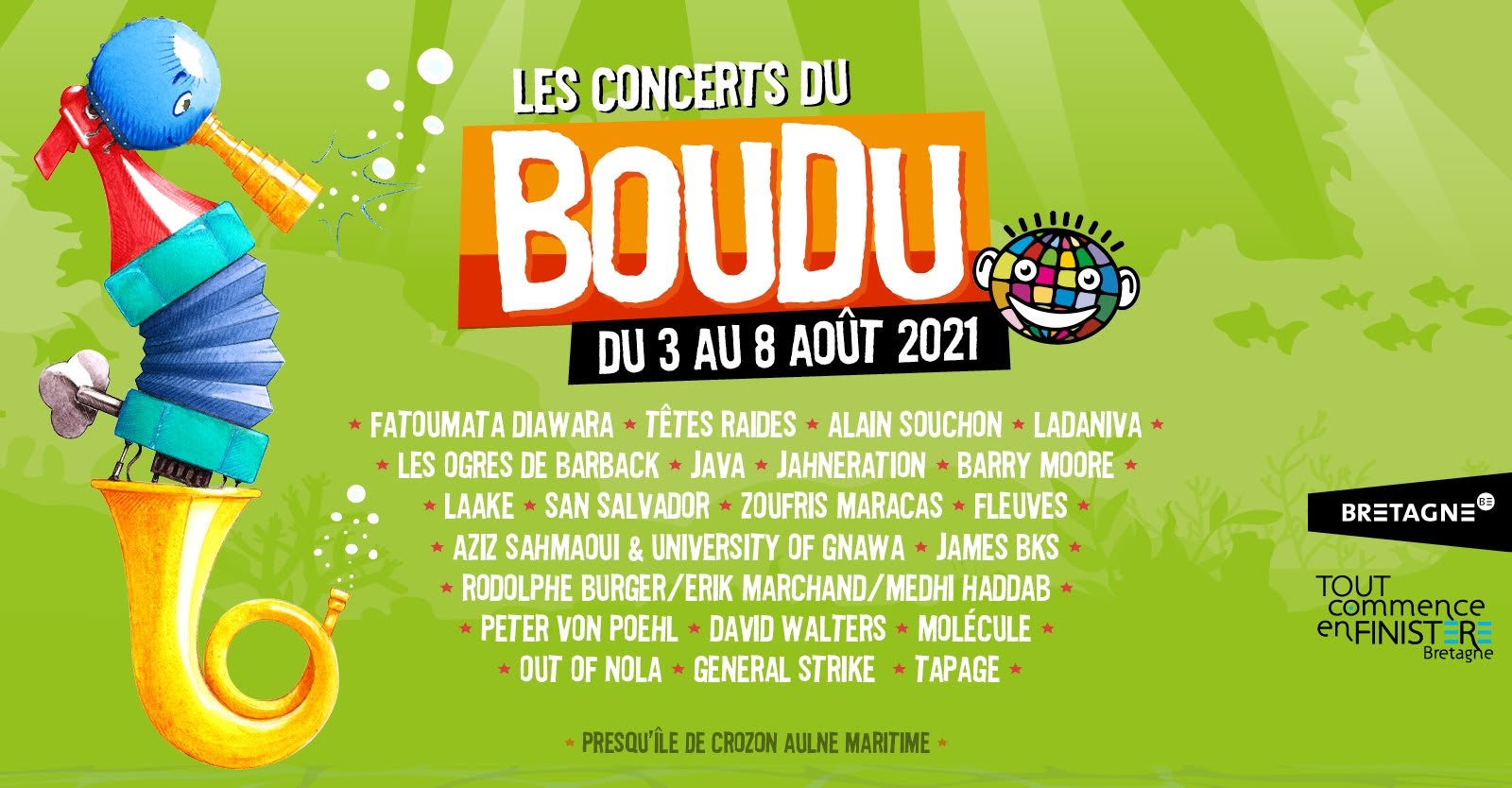 Affiche de ☆ Les Concerts du Boudu 2021 ☆