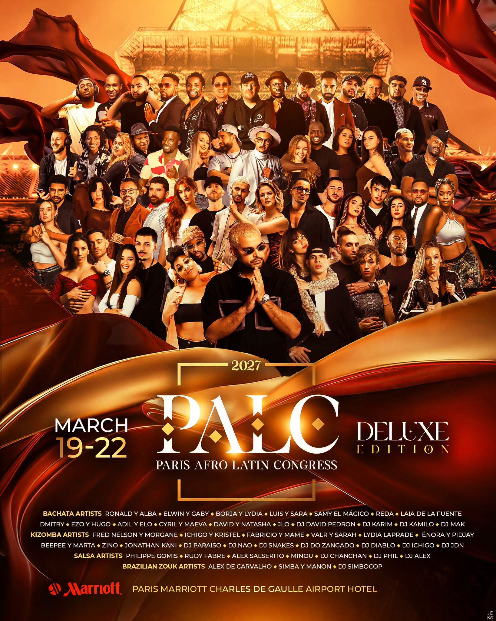 Affiche de Paris Afro Latin Congress avec Vibration Latina
