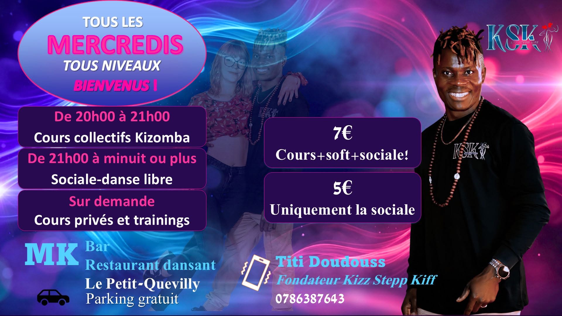 Affiche de Rouen viens danser la kiz 