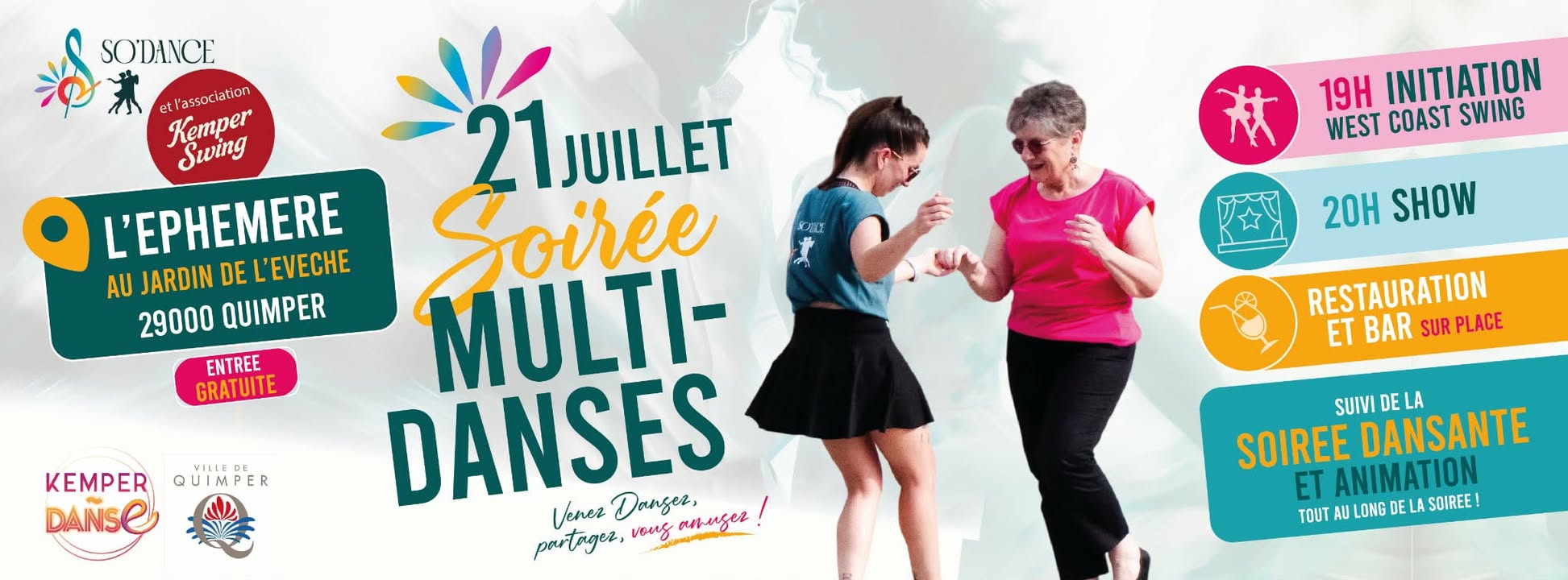 Affiche de Soirée Multi-Danses