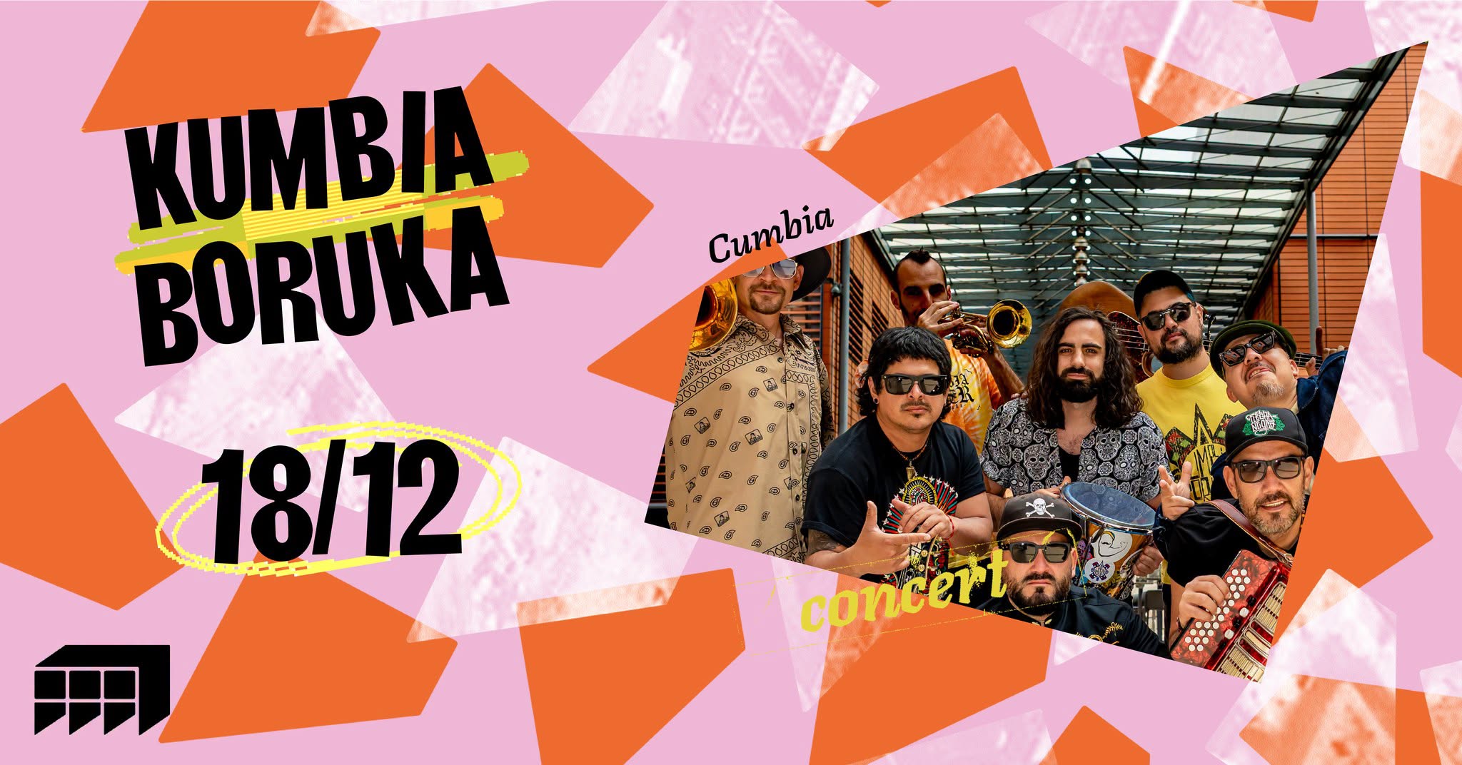 Affiche de KUMBIA BORUKA en concert (Lyon / Mexique) · Marché Gare LYON