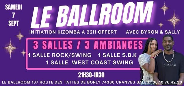Affiche de SOIREE ROCK / SWING / LATINO / WEST COAST