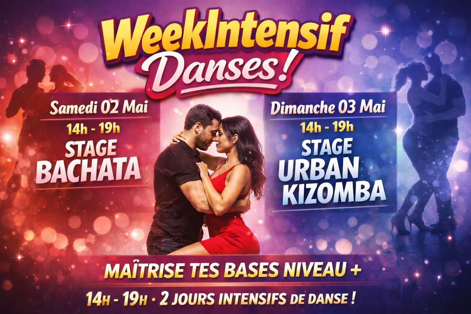 Affiche de Weekintensif danses bacha/kiz 