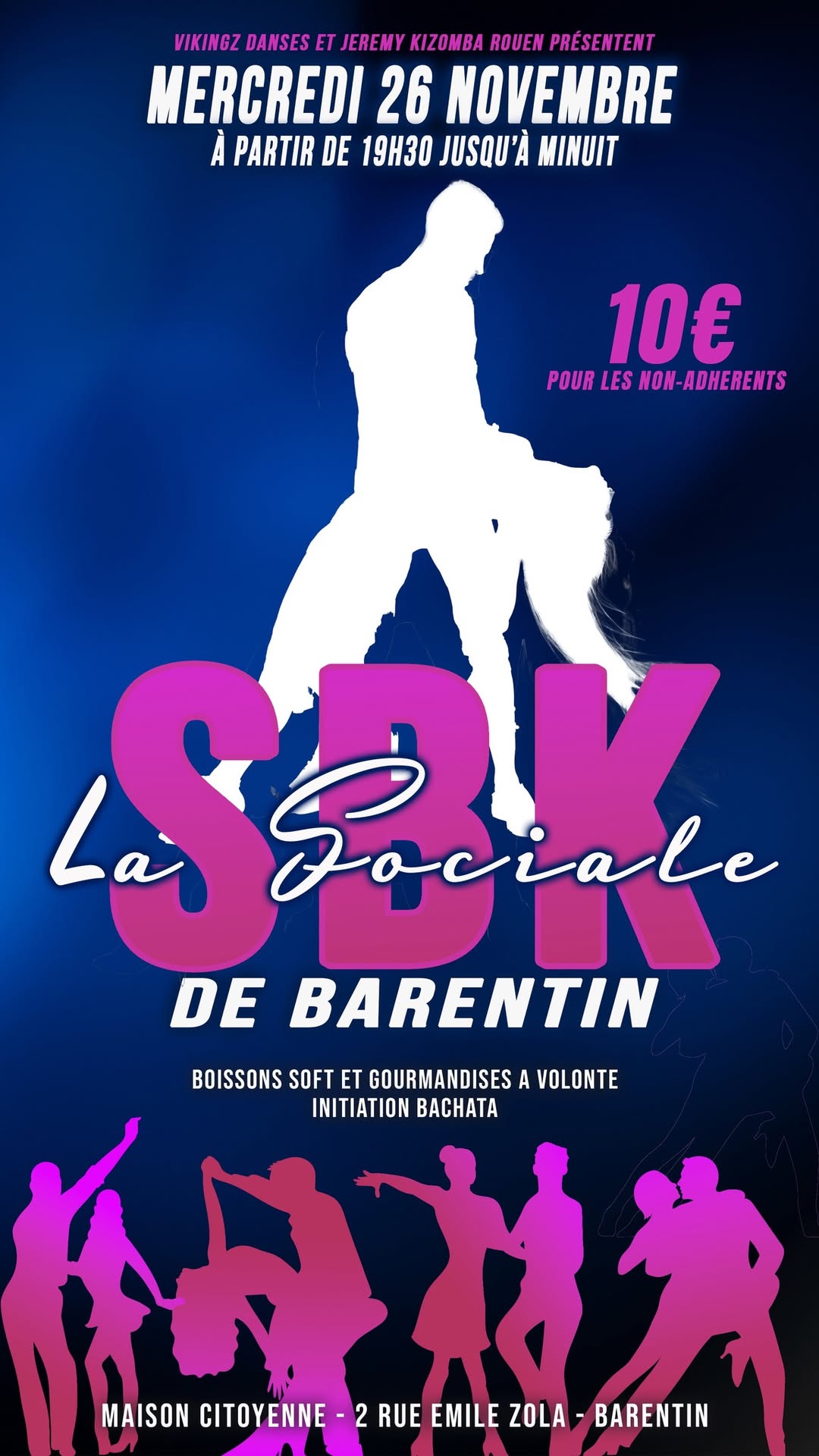 Affiche de La sociale SBK de Barentin - Novembre