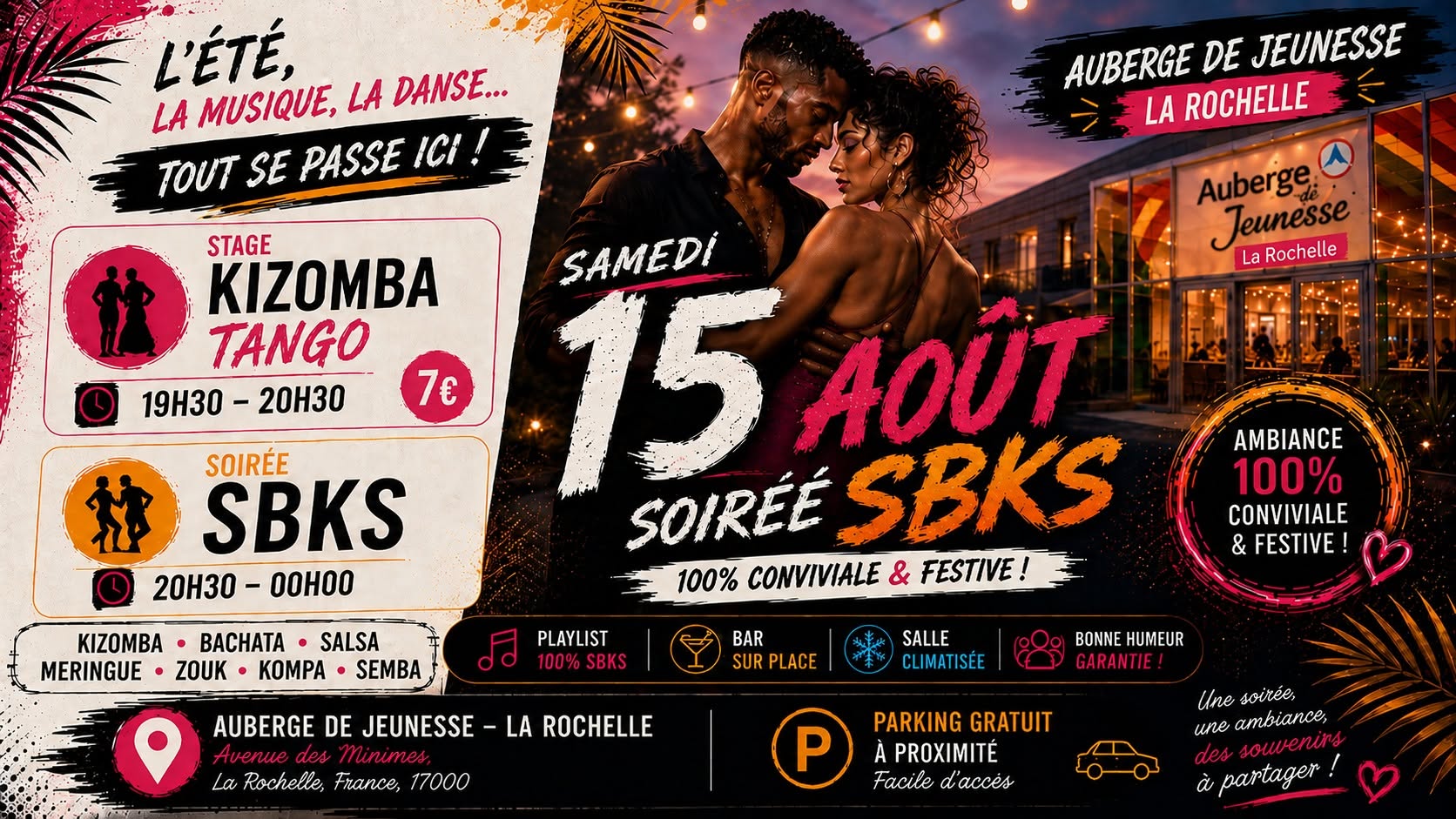 Affiche de SOIRÉE SBKS