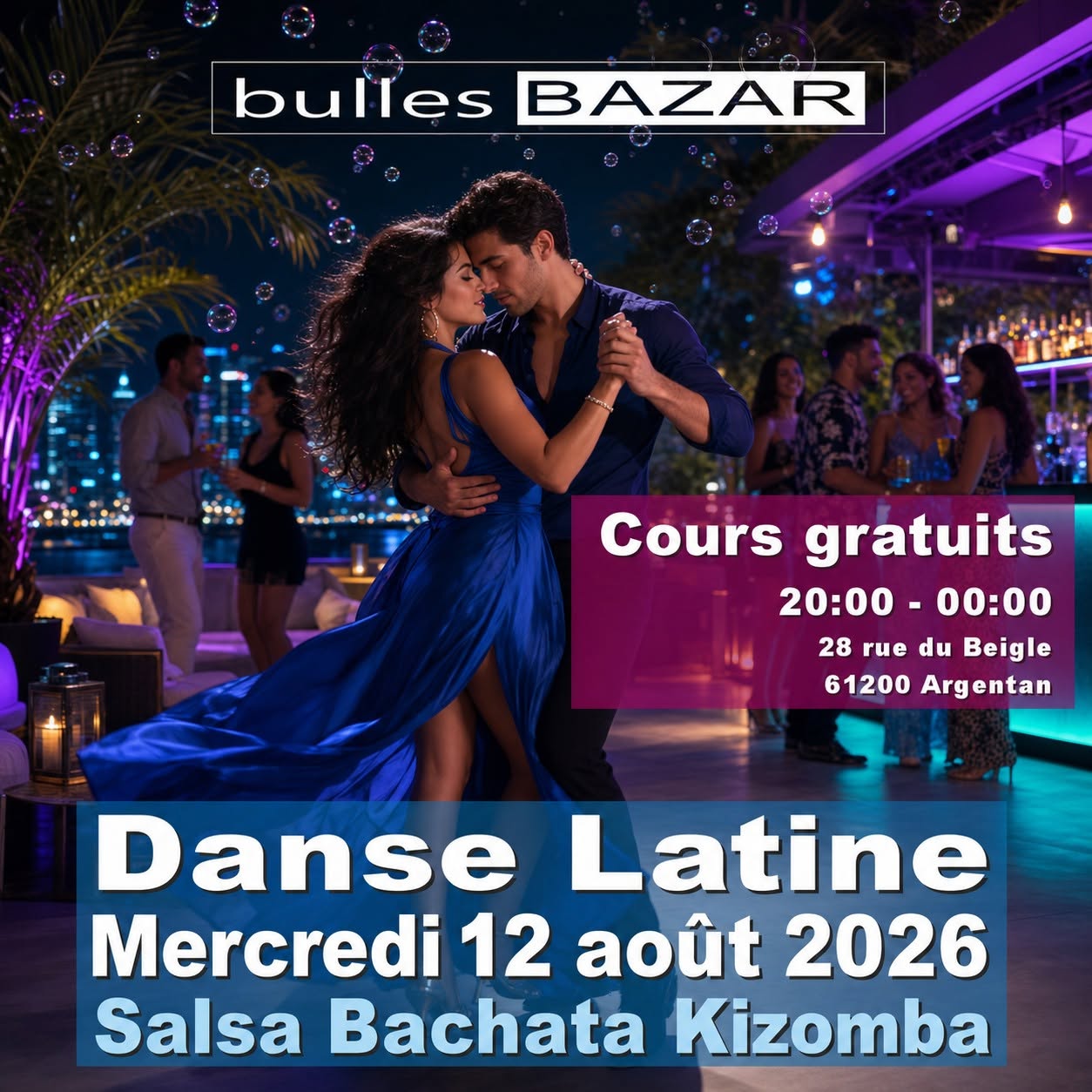 Affiche de Soirée Danse Latine