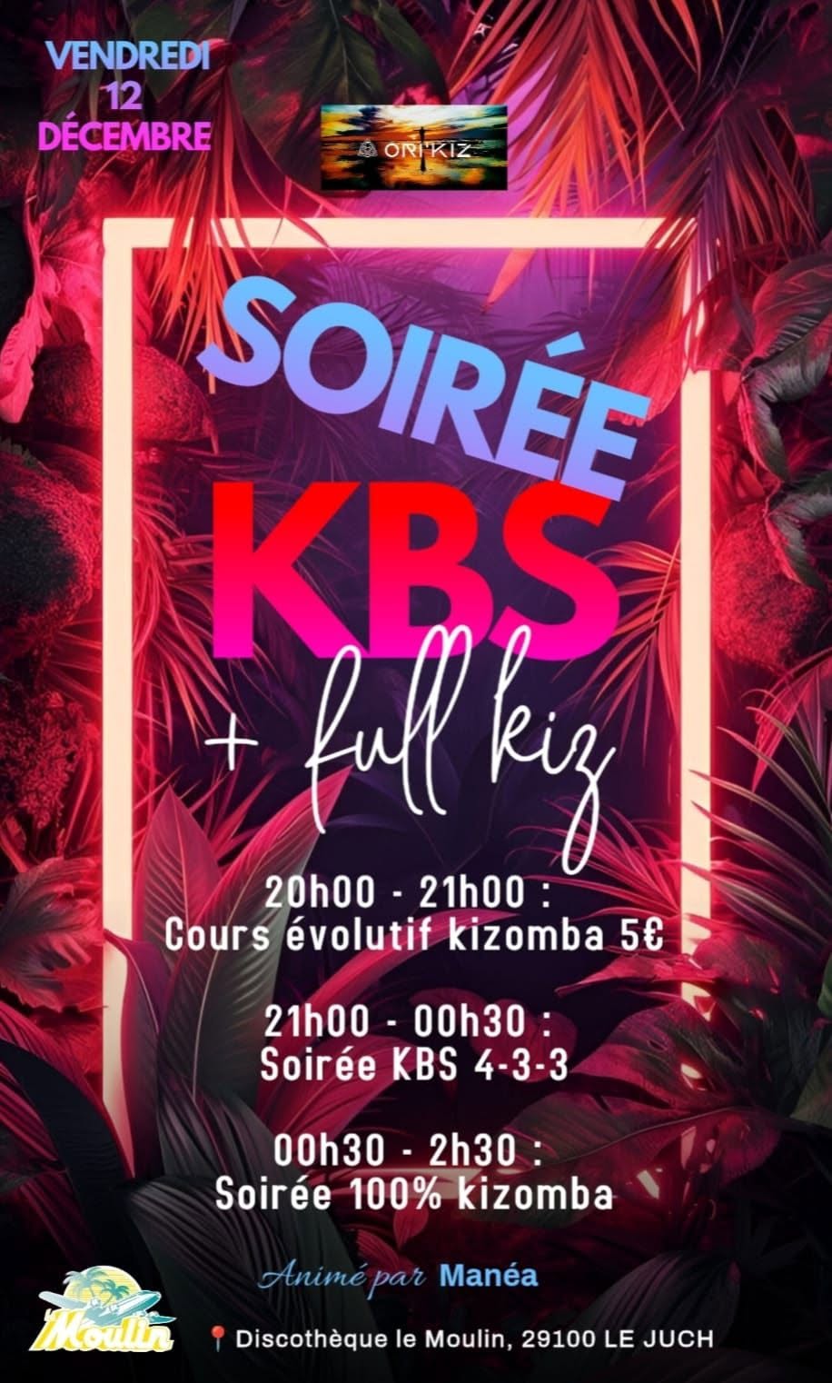 Affiche de Soirée Kbs by Ori'Kiz