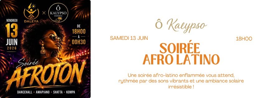 Affiche de Soirée Afro Latino