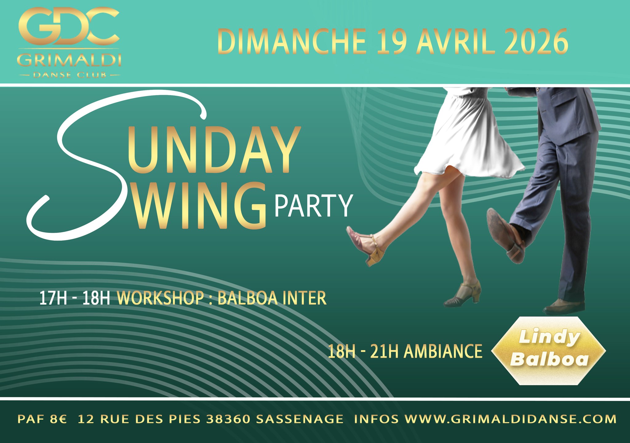 Affiche de Sunday Swing Party 