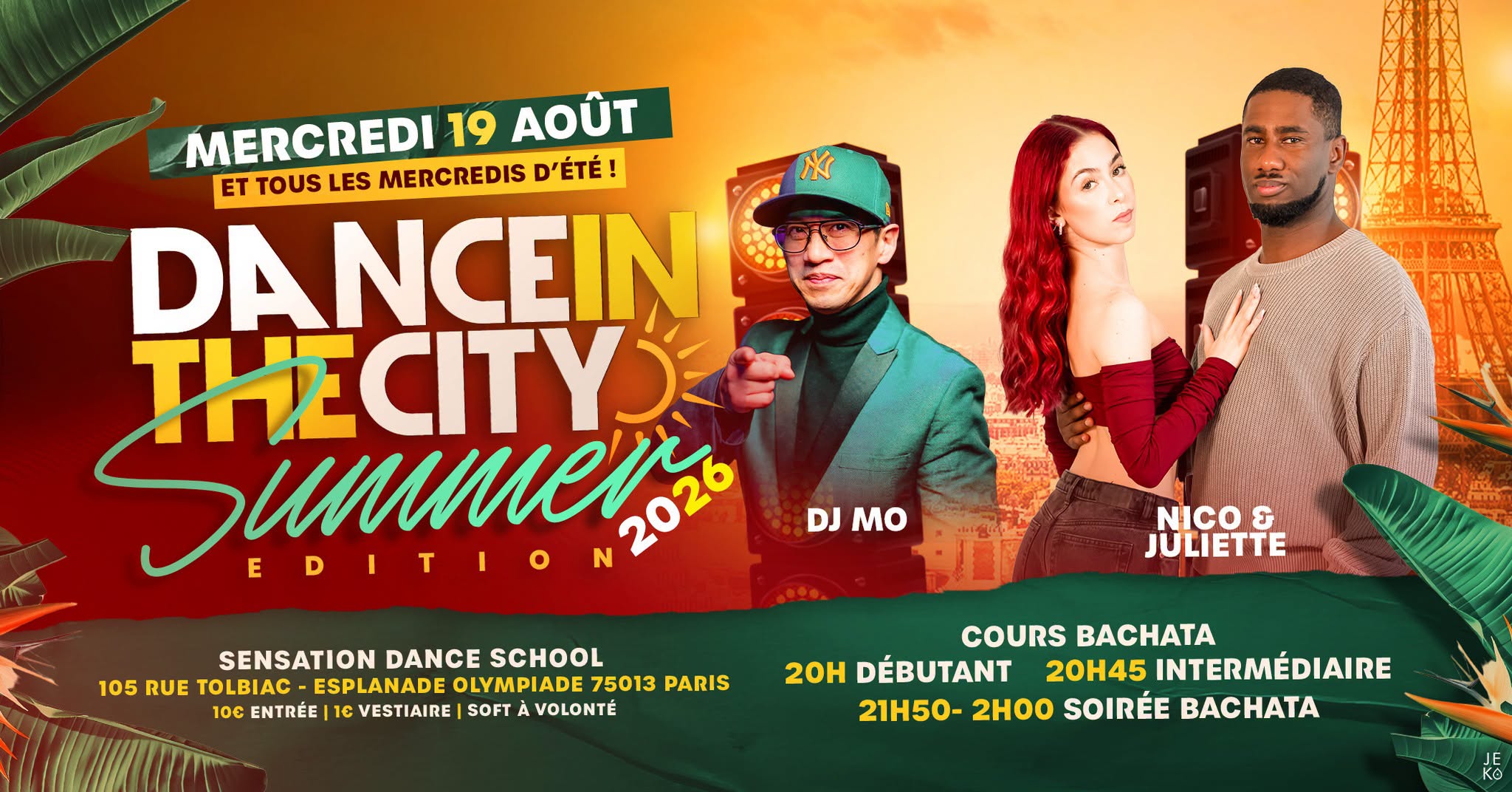 Affiche de DITC - Votre soirée bachata parisienne du mercredi 