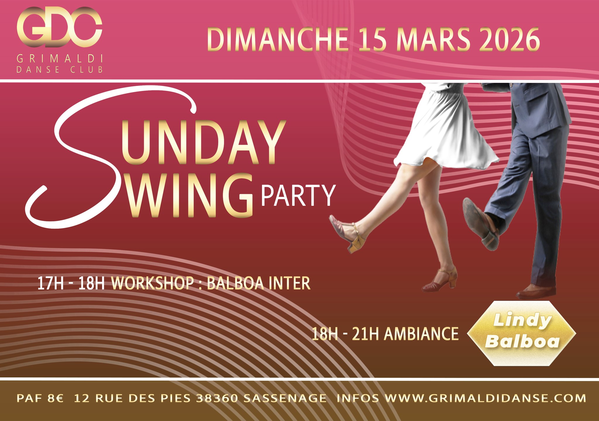 Affiche de Sunday Swing Party 