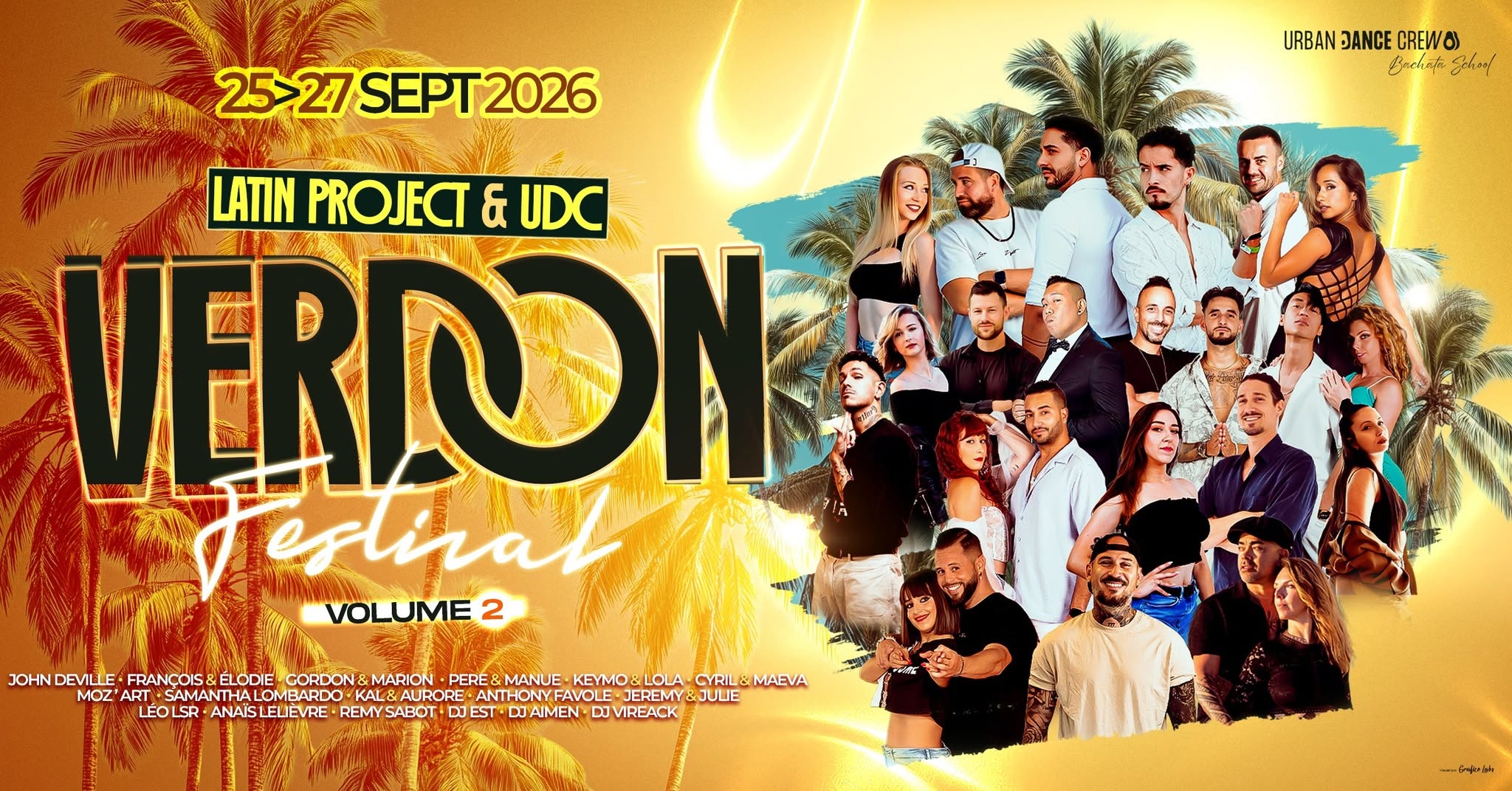Affiche de Latin Project x UDC Verdon Festival 2026 volume 2 