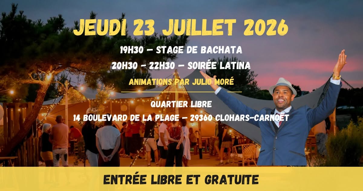 Affiche de Fiesta Latina Au Quartier Libre