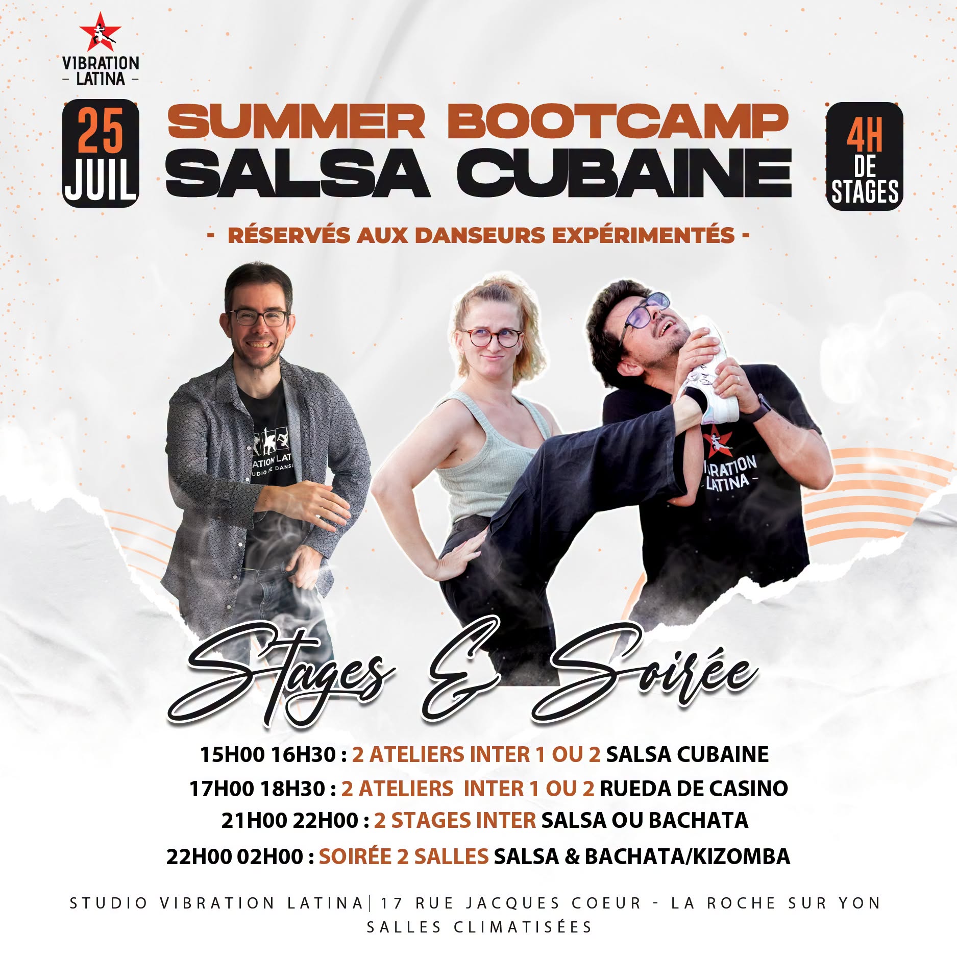 Affiche de ☀️ SUMMER BOOTCAMP - SALSA CUBAINE 💃🕺🏻