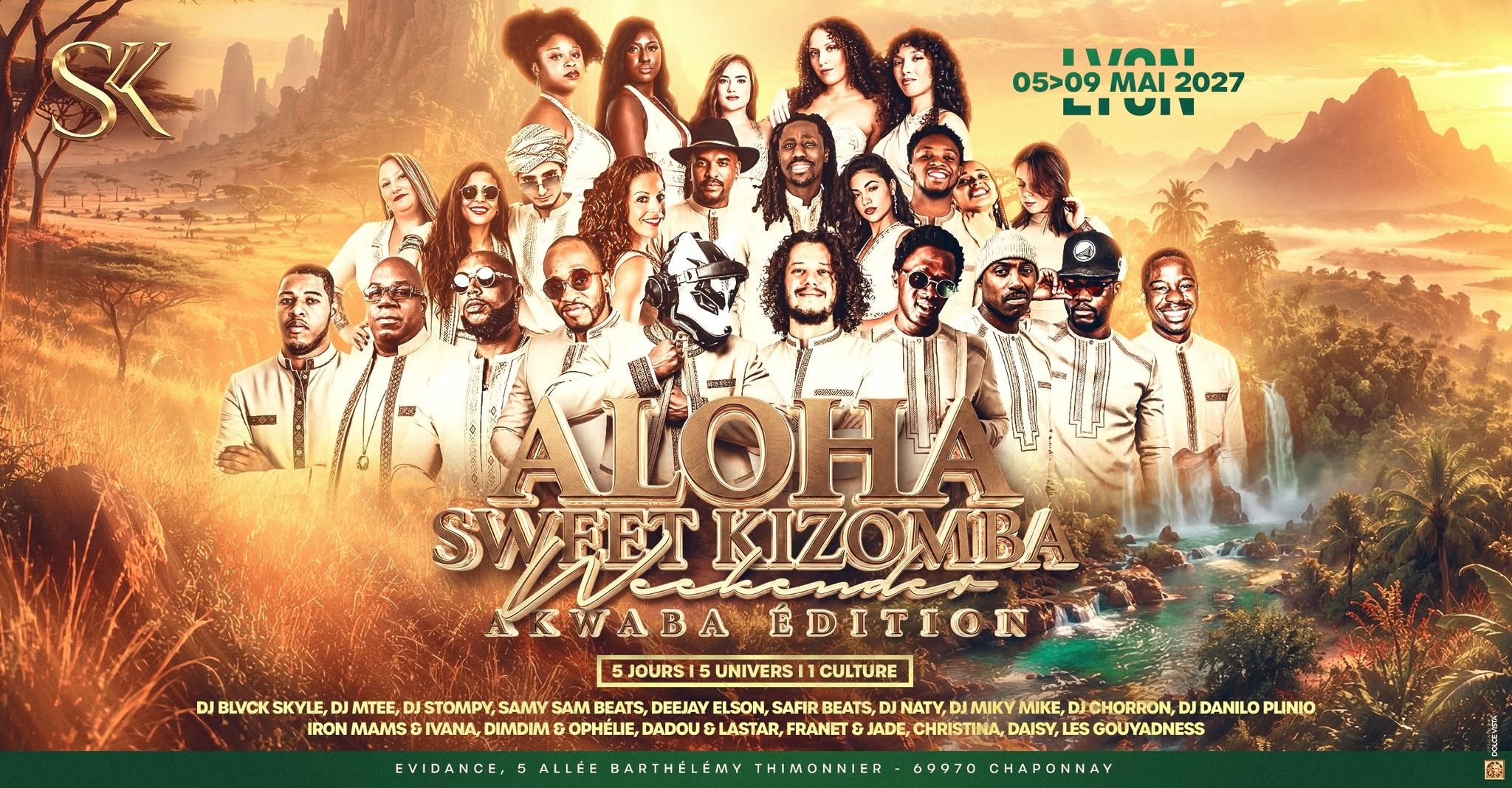 Affiche de ALOHA SWEET KIZOMBA WEEKENDER Akwaba edition