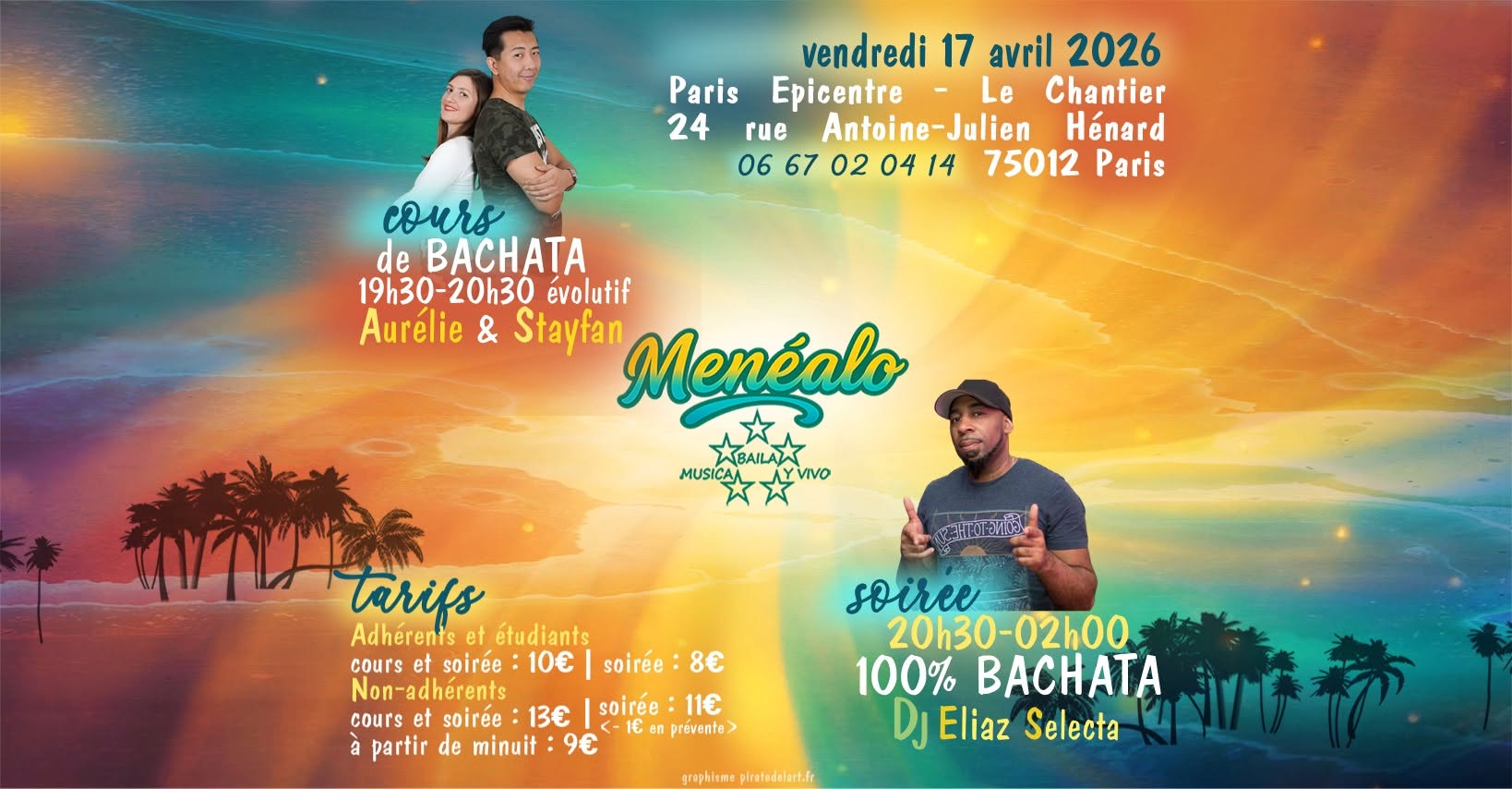 Affiche de ✸✸✸ MENÉALO - La mensuelle bachata ✸✸✸ #30 S4E5