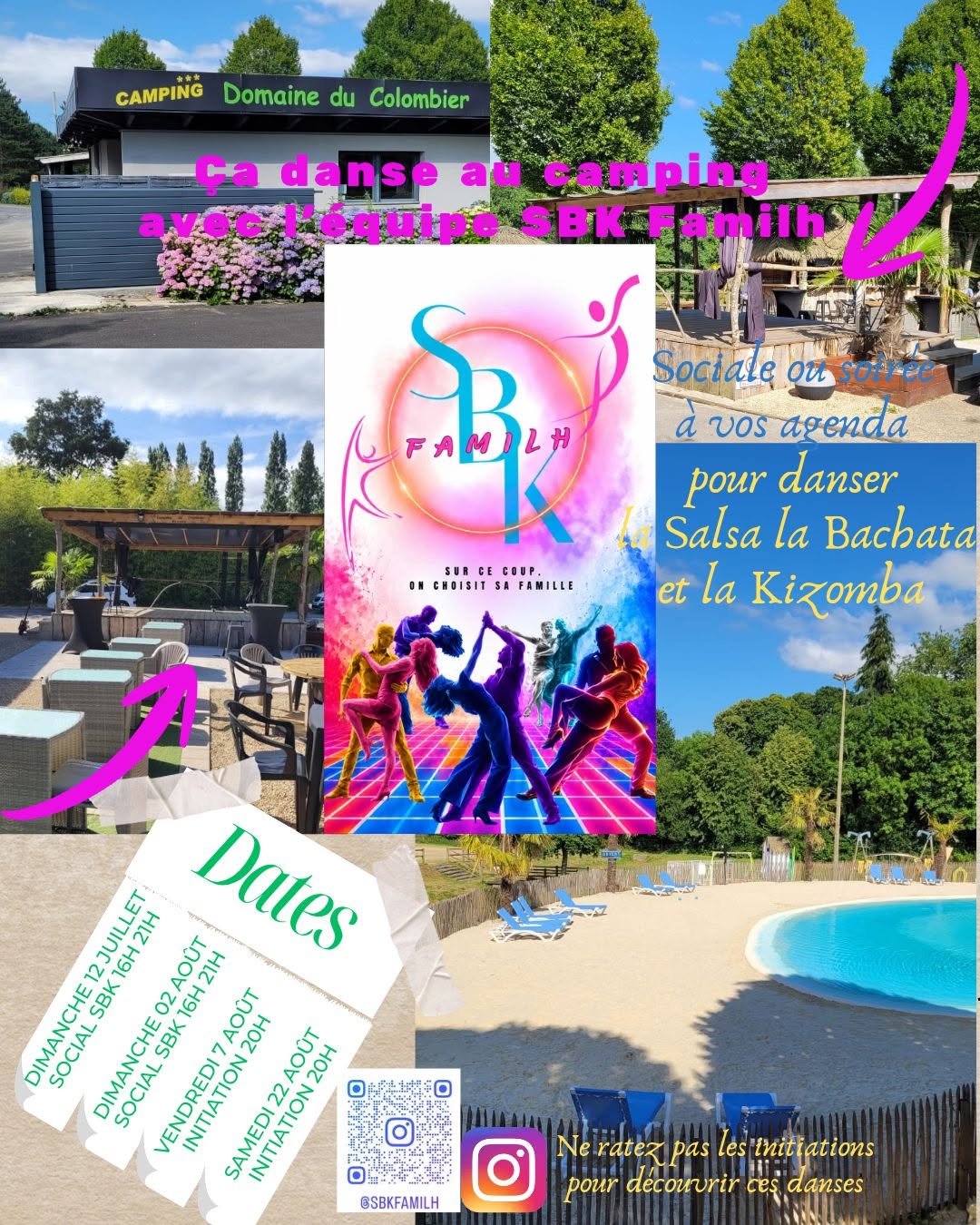 Affiche de SBK Familh au camping 