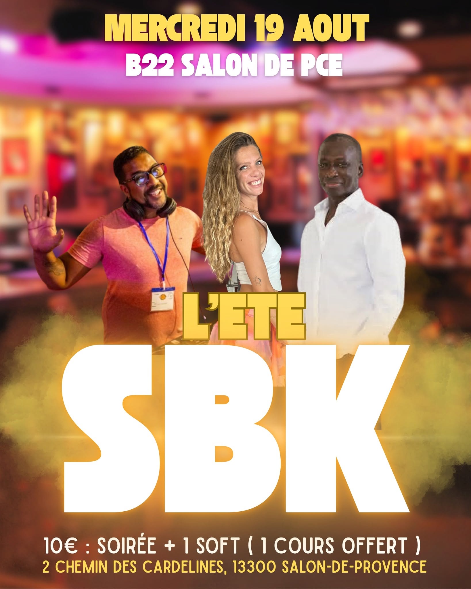 Affiche de L'été SBK au B22