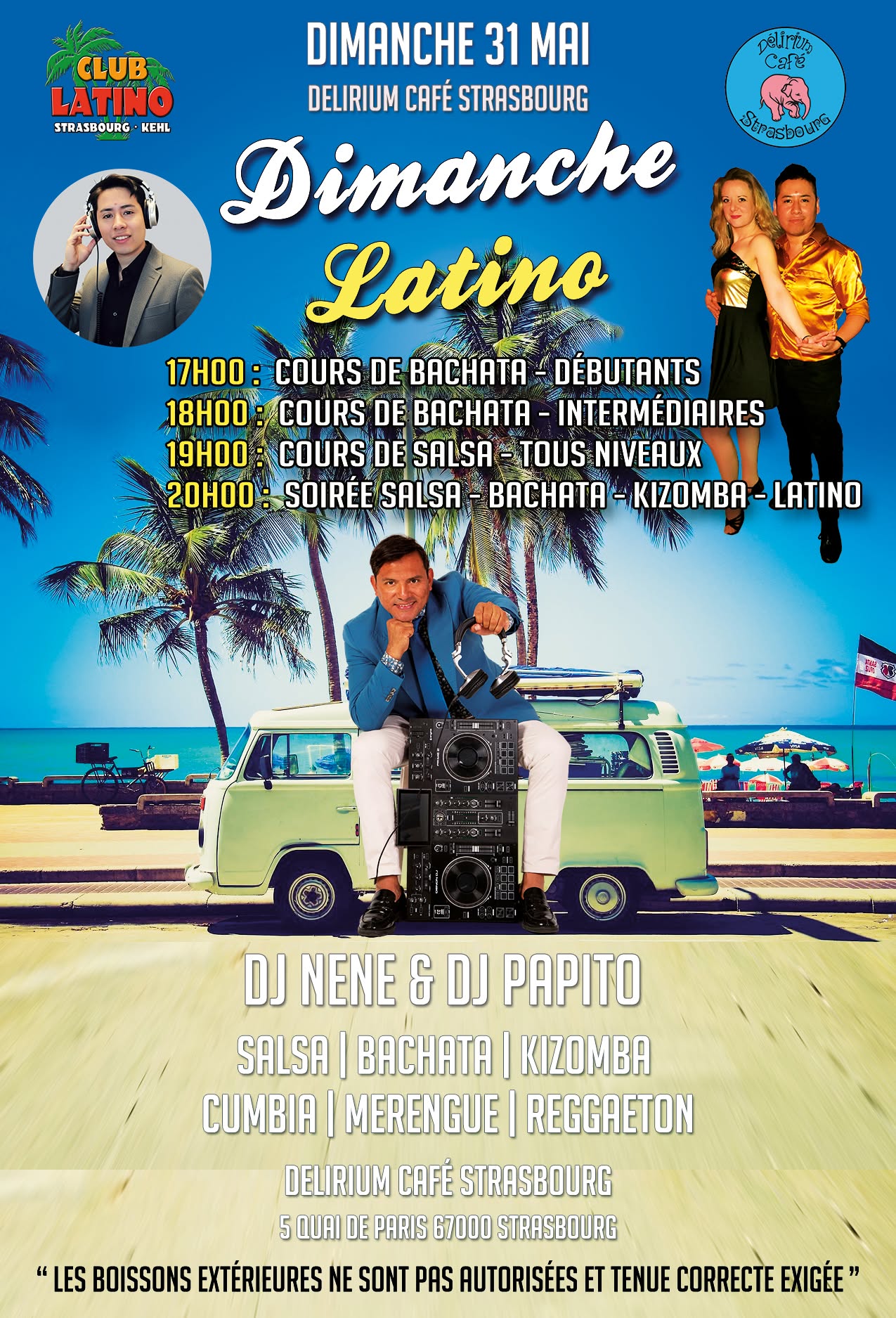 Affiche de 🔥 DIMANCHE LATINO 🔥 Delirium Café