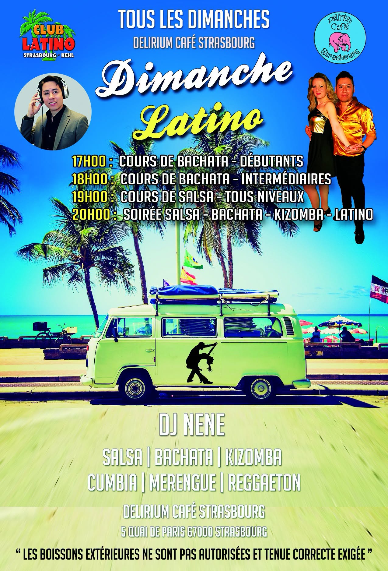 Affiche de 🔥 DIMANCHE LATINO 🔥 Delirium Café